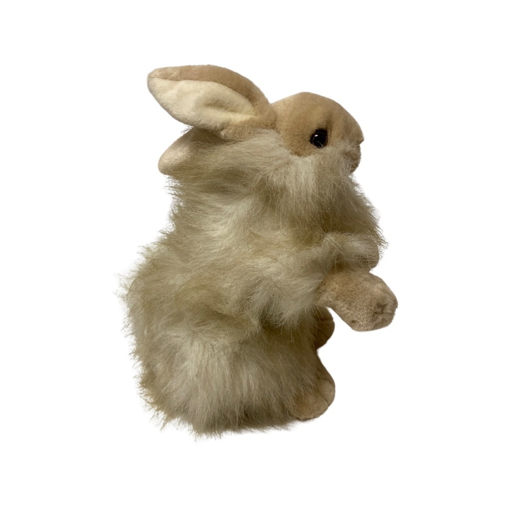 Vintage RARE Manhattan Toy Company Plush 1996 Furry Bunny Rabbit Stuffed